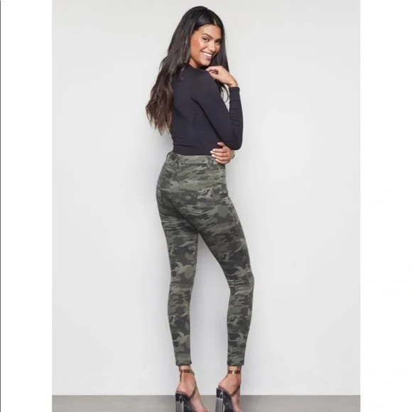 Good American Good Waist Skinny Jeans in Camo GW001PT 4/27 - Picture 3 of 12